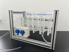 Microchannel reactor demonstration model, teaching demonstration model, non-experimental microchannel reactor